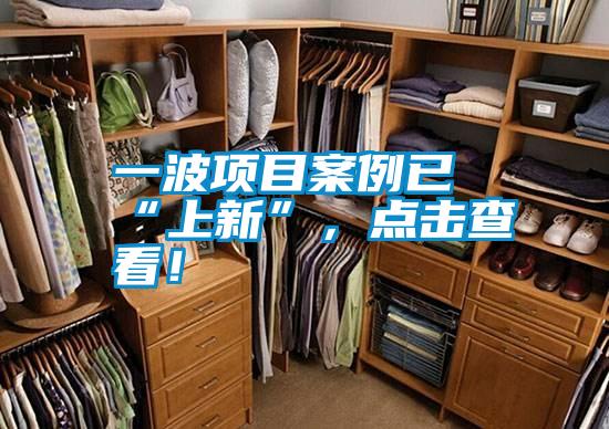 一波项目案例已“上新”，点击查看！