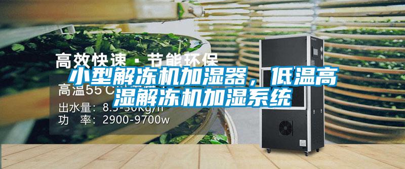 小型解冻机加湿器，低温高湿解冻机加湿系统