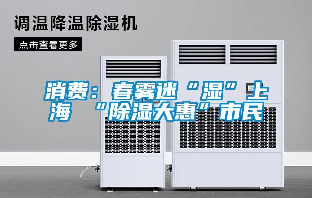 消费：春雾迷“湿”上海 “除湿大惠”市民