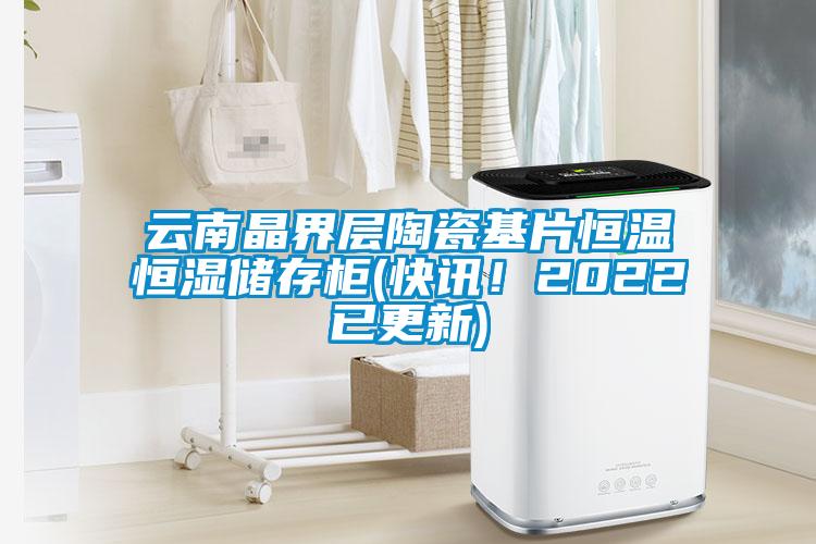 云南晶界层陶瓷基片恒温恒湿储存柜(快讯！2022已更新)