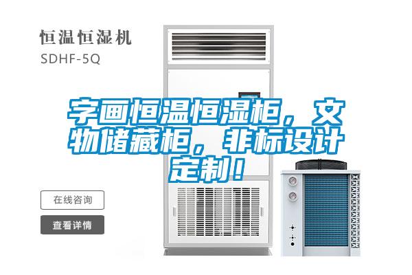 字画恒温恒湿柜，文物储藏柜，非标设计定制！