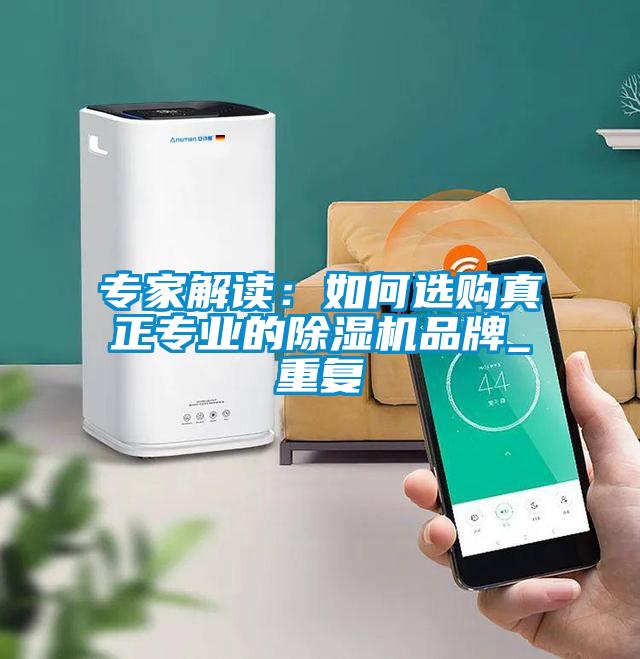 专家解读：如何选购真正专业的茄子视频懂你更多在线观看品牌_重复