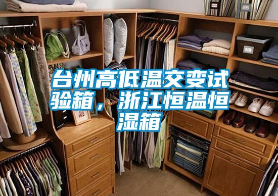 台州高低温交变试验箱，浙江恒温恒湿箱