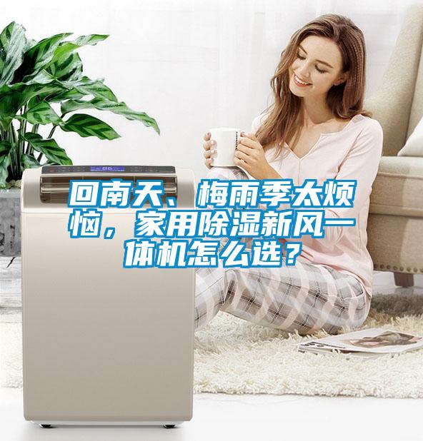 回南天、梅雨季太烦恼，家用除湿新风一体机怎么选？