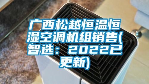 广西松越恒温恒湿空调机组销售(智选：2022已更新)