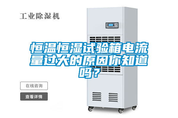 恒温恒湿试验箱电流量过大的原因你知道吗？