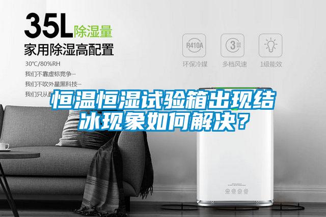 恒温恒湿试验箱出现结冰现象如何解决？
