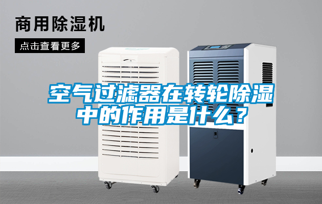 空气过滤器在转轮除湿中的作用是什么？