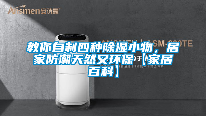 教你自制四种除湿小物，居家防潮天然又环保【家居百科】