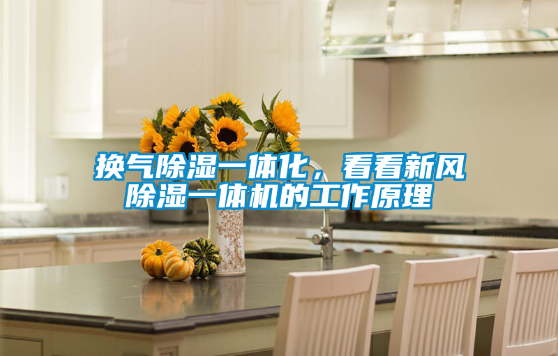换气除湿一体化，看看新风除湿一体机的工作原理