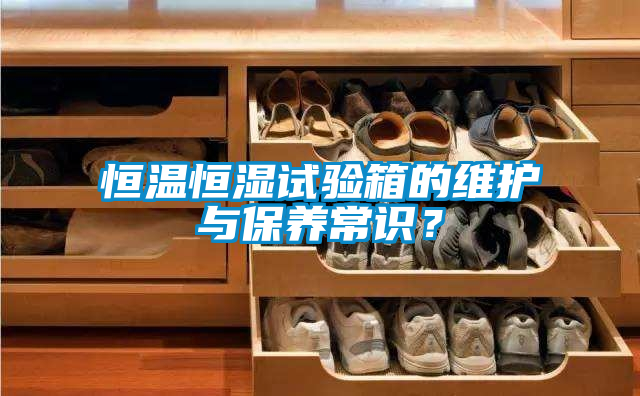 恒温恒湿试验箱的维护与保养常识？