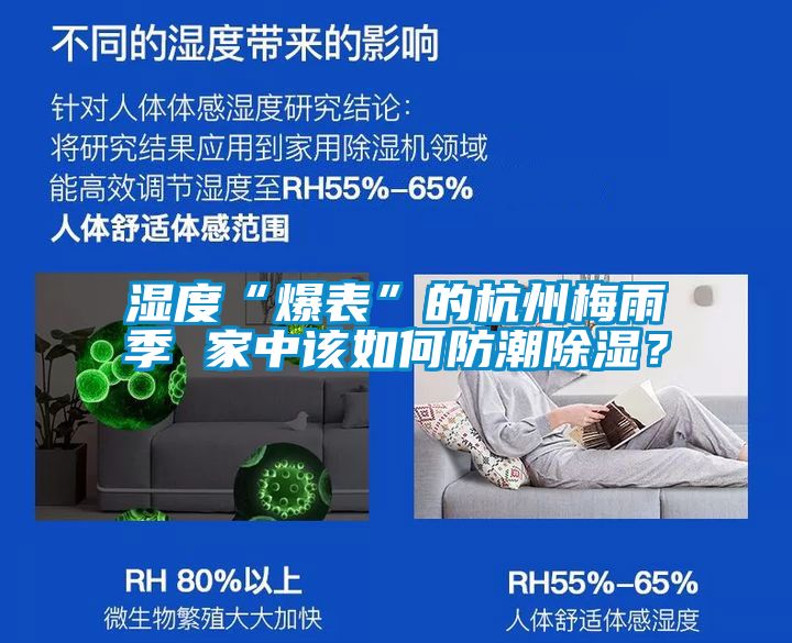 湿度“爆表”的杭州梅雨季 家中该如何防潮除湿？