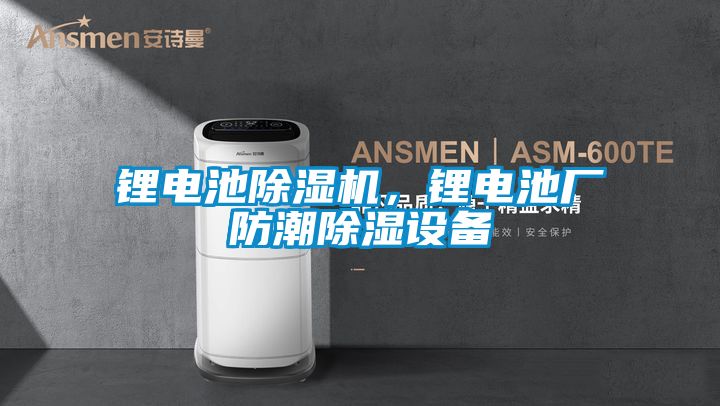 锂电池茄子视频懂你更多在线观看，锂电池厂防潮除湿设备