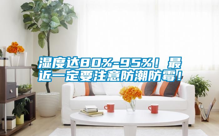 湿度达80%-95%！最近一定要注意防潮防霉！