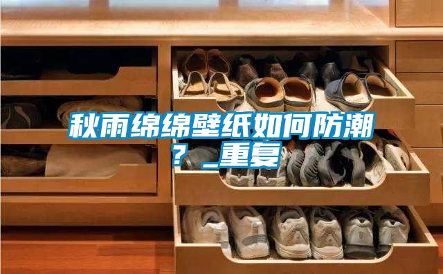 秋雨绵绵壁纸如何防潮？_重复
