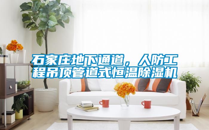 石家庄地下通道，人防工程吊顶管道式恒温茄子视频懂你更多在线观看